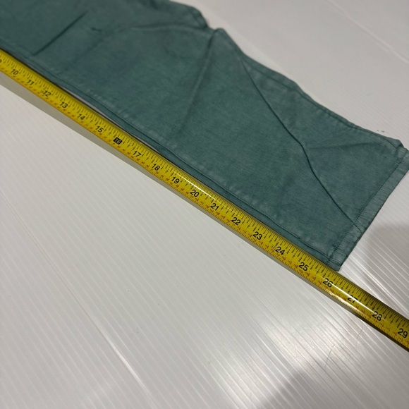 SUPERFINE Teal Union  cropped Pants - Picture 15 of 16